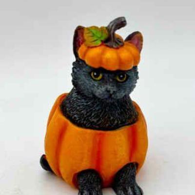 Ganz Halloween Cat Figurine
