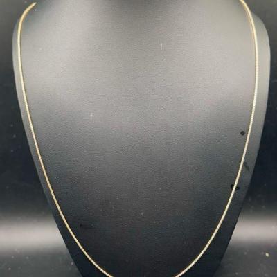 23” Sterling Silver Necklace
