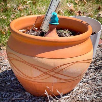 Beautiful Glazed Outdoor Terra Cotta Planter