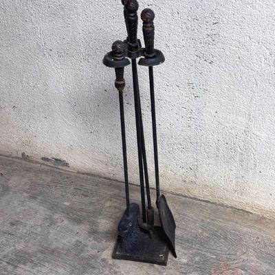 Fireplace Tools With Stand
