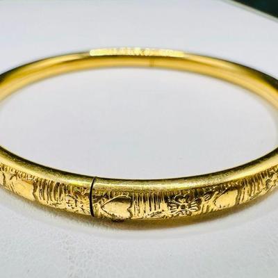 14K Gold Filled Child’s Bangle Bracelet
