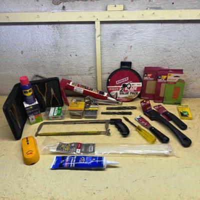 Various Hand Tools And Hardware
