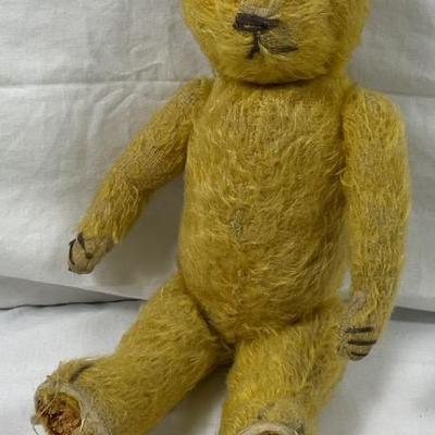 Vintage Bear & Pillsbury Dough Boy- Chiltern Hugmee Teddy Bear – 1930s-1960s, Mohair Plush