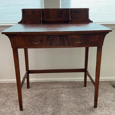 Antique Gustav Stickley Arts and Crafts Writing Desk – Early 1900s Mission Style Furniture
