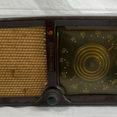Vintage 1930s-40s Zenith Bakelite ‘Consoltone’ Table Radio – Art Deco Era Collectible