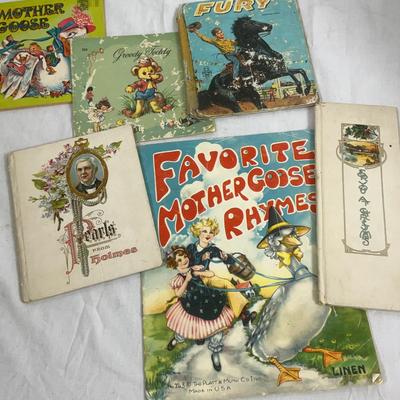 Collection of Vintage Illustrated Poetry & Children’s Books – 1900s-1960s, Tennyson, Mother Goose & 