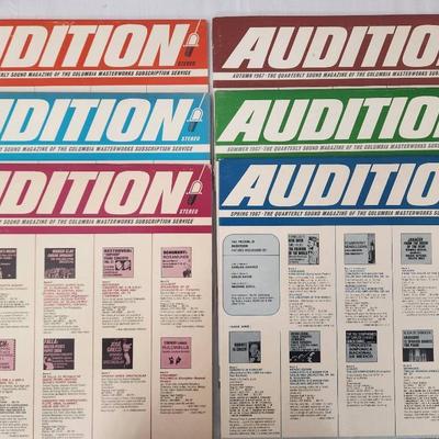 Collection of 6 Columbia Masterworks “Audition” Classical Vinyl Records (1966–1967) – Seasonal Subsc
