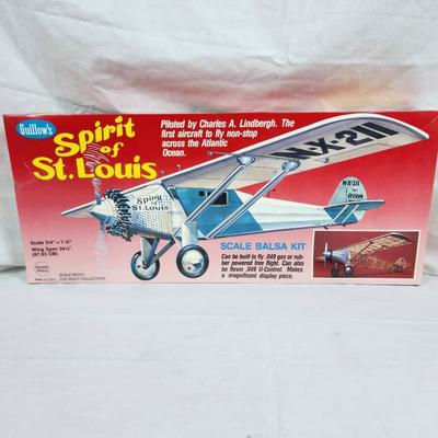 Guillow's Spirit of St. Louis plane model kit