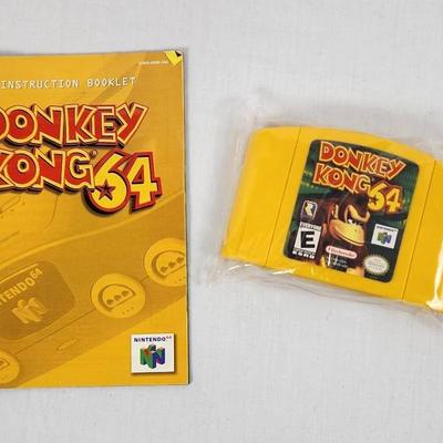 Donkey Kong 64 Nintendo 64 Cartridge – 3D Adventure Classic Requiring Expansion Pak