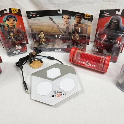 Disney Infinity 3.0 Star Wars: The Force Awakens Play Set Bundle – Rey, Finn, Kylo Ren, Poe Dameron,