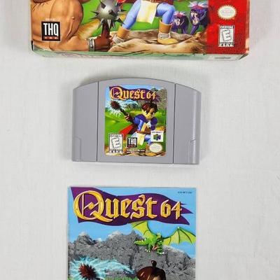 Quest 64 (Nintendo 64) – Early 3D RPG Adventure Featuring Elemental Magic and Turn-Based Battles in 