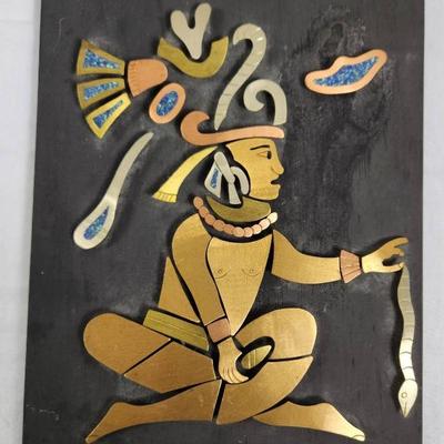 Native American & Mexican Folk Art Collection – Dreamcatcher, Navajo Spirit Bear, and Mixed Metal Az