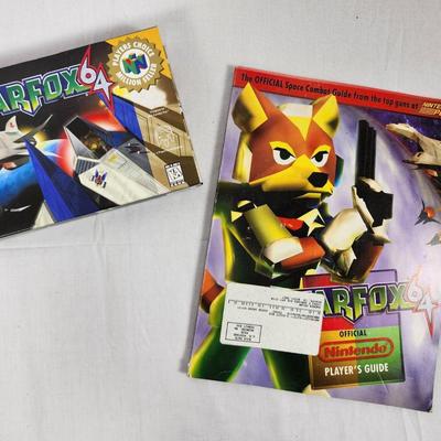 Star Fox 64 Nintendo 64 Game & Official 1997 Nintendo Power Player's Guide – Complete with Maps...