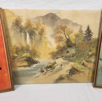 Otto Nielsen Original 1966 SAS Painting – “Geisha Dance, Japan” from the “Dances of the World” Calen