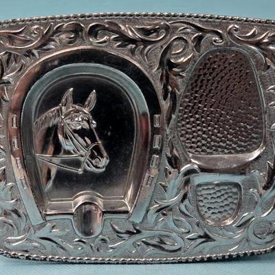 Occupied Japan Western Trinket Tray