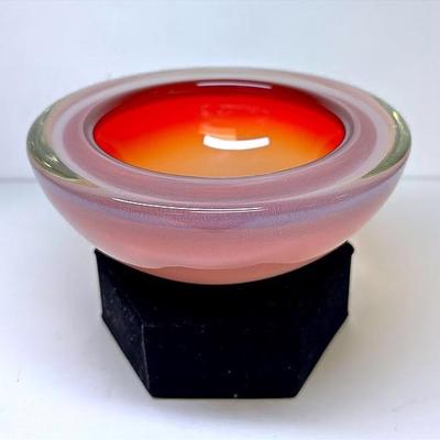"Murano Sommerso" Glass Bowl 