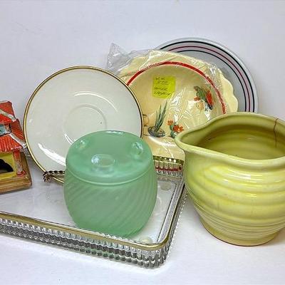 Vintage Frosted Fairy Lamp, "Homer Laughlin" and More!
