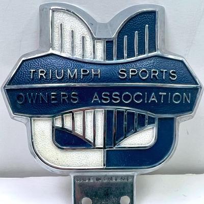 "Triumph Sports Owners Association" Badge
