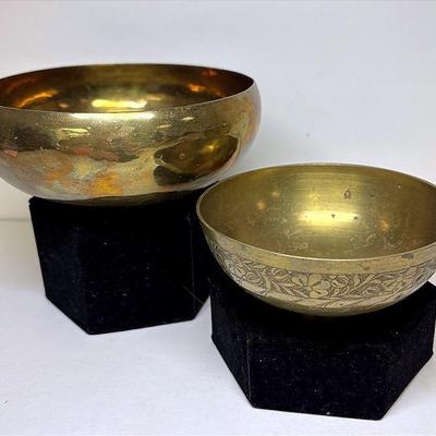 Antique Bronze and Brass Bowls 