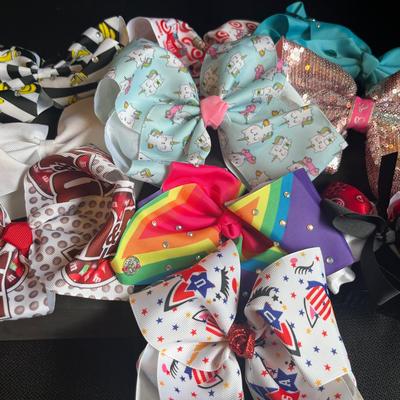Clasp-Back Hair Bows