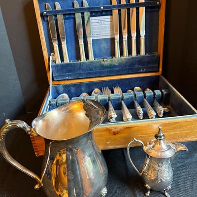 1846 Rogers Bros Eternally Yours Silver Plated Flatware Set