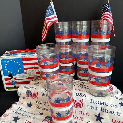 Patriotic Lunch Pail & Tumbler Set
