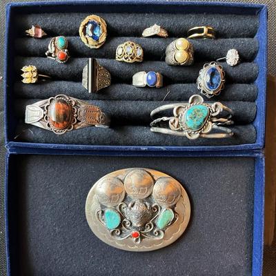 Tray of Beautiful Costume Jewelry