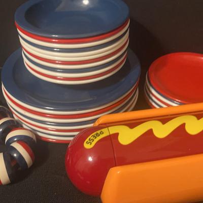 Texas/Dallas Ware Patriotic Set