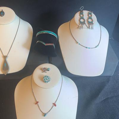 Southwestern Blue Stone Neckless  