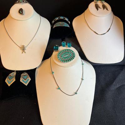 Bluestone Necklaces, Bracelets, Earrings & Pins