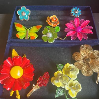 Colorful Flower Pins Brooches