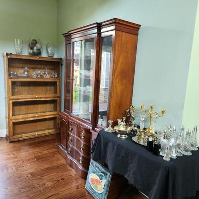 China hutch & bookshelf