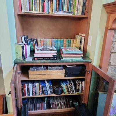 Books, CDs, DVDs