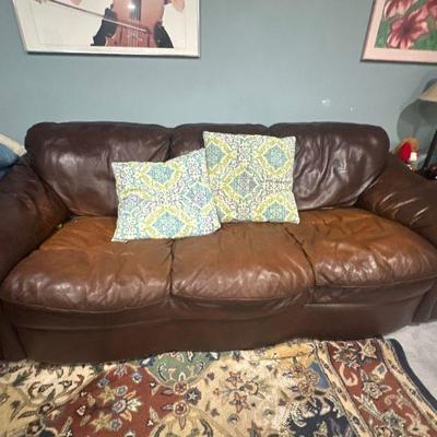 Leather couch