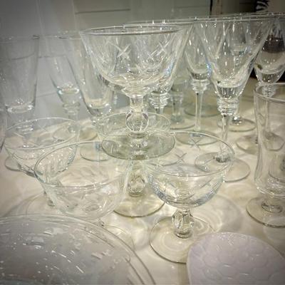 Vintage glassware