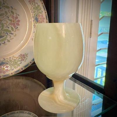 Onyx wine glasses