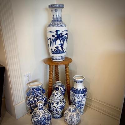 Blue & white chinoiserie 