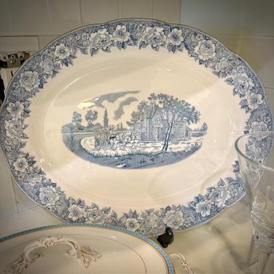 Theodore Haviland "Coaching Scenes" platter