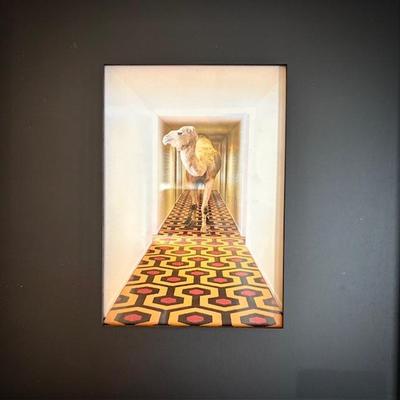 Surreal art from "Gray Malin at the Parker" photo series (note Hicks' Hexagon carpet - same carpet used in The Overlook...
