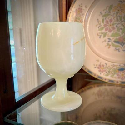 Onyx wine glasses