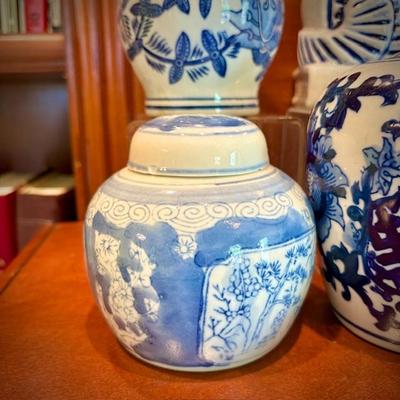 Blue & white chinoiserie