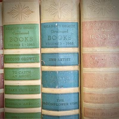 Vintage 1963 Reader's Digest condensed books