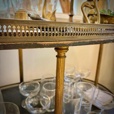 Vintage tea cart