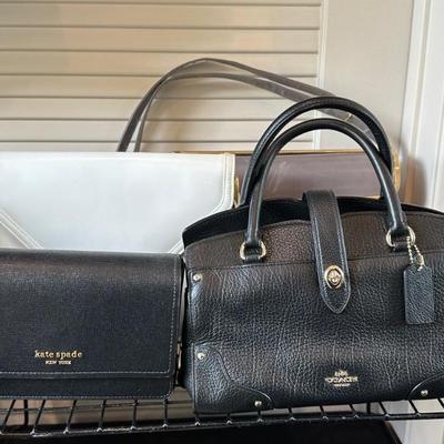Kate Spade and Coach purses