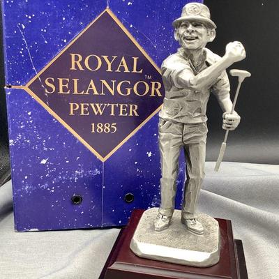 Pewter Golfer