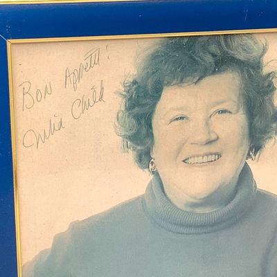 Signed Julia Childs