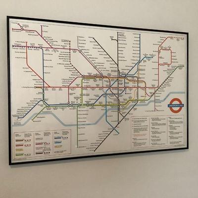 Subway map, London