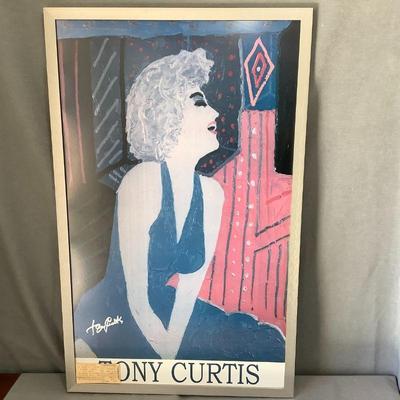 Signed Tony Curtis Marilyn Monroe