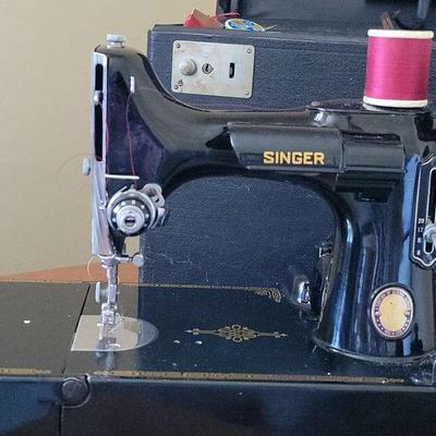 1950's Singer 221 Sewing Machine