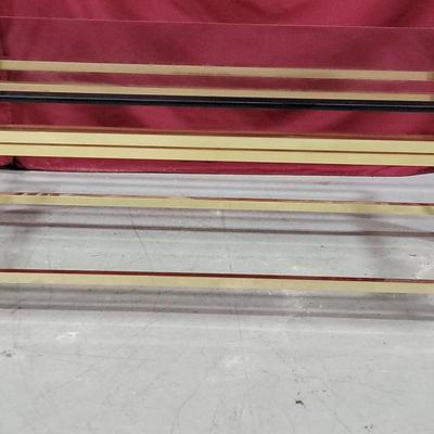 Metal Brass Colored Coffee Table